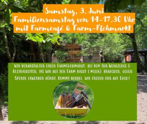 Read more about the article Farm-Flohmarkt am Familiensamstag am 3. Juni