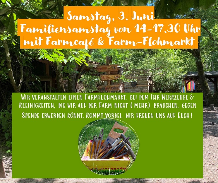 Read more about the article Farm-Flohmarkt am Familiensamstag am 3. Juni