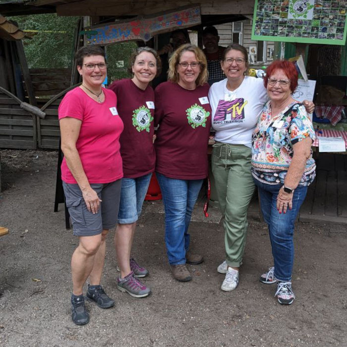 Der Festausschuss v.l.n.r. Kati, Simone, Bärbel, Anna und Margot