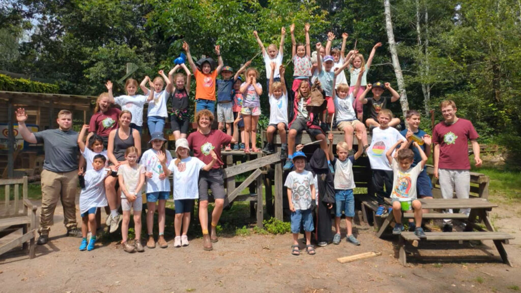 Gruppenbild der Ferienspielkinder 2024