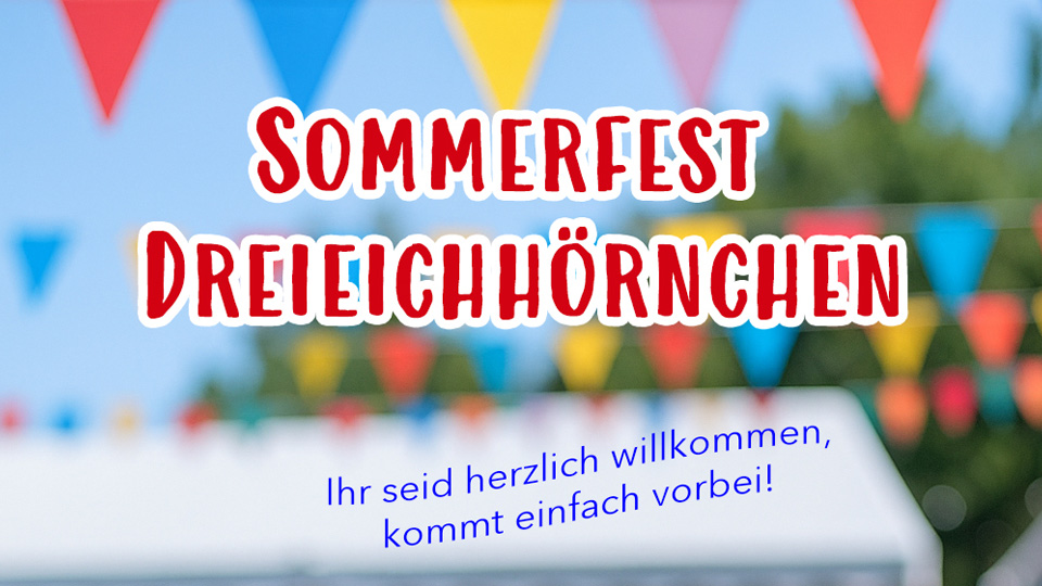 Teil der Sommerfestplakates 2025